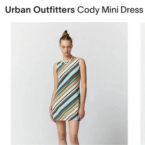 Urban Outfitters Cody Mini Dress in Blue